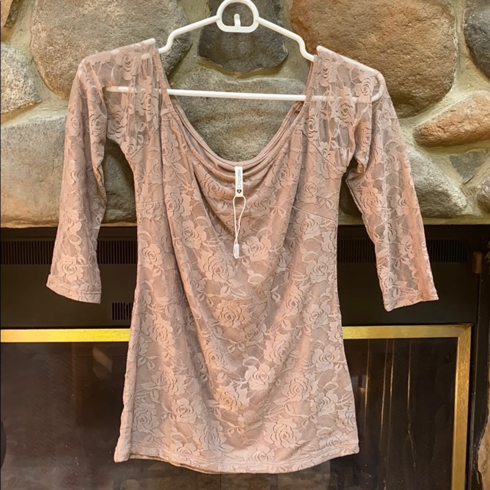 Lacy beauty of a blouse